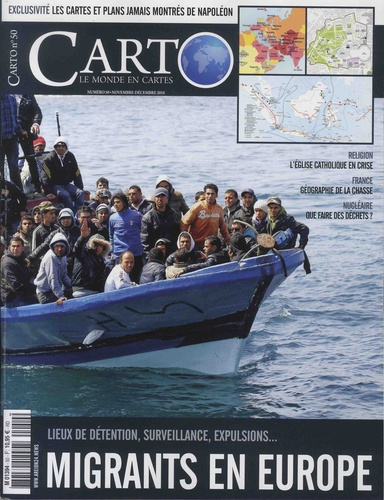 Carto N° 50, novembre-décembre 2018 : Migrants en Europe