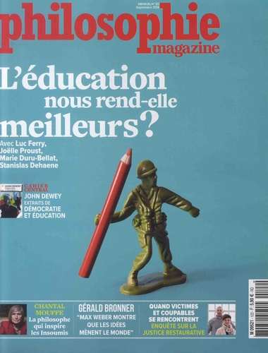 Philosophie Magazine N° 122, septembre 2018 : L'éducation nous rend-elle meilleurs ?