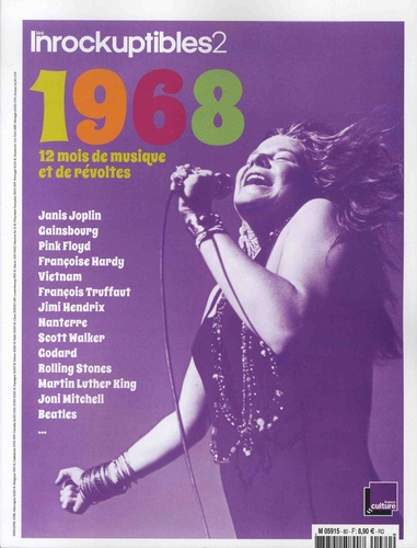 Les Inrockuptibles 2 N° 80, mars 2018 : 1968. 12 mois de musique et de révoltes