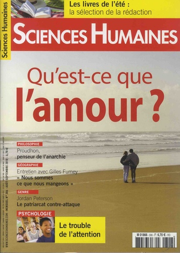 Sciences Humaines N° 306, août-septembre 2018 : Qu'est-ce que l'amour ?