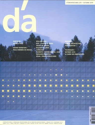 D'Architectures N°275 Quelle architecture post mortem - octobre 2019