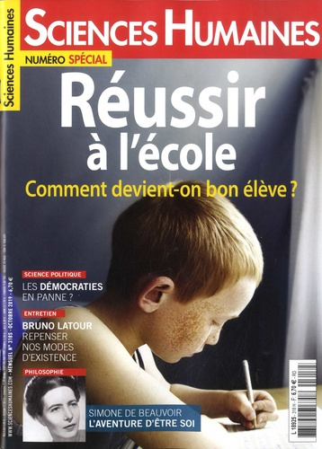 Sciences Humaines N° 318S, octobre 2019 : Réussir à l'école. Comment devient-on bon élève ?