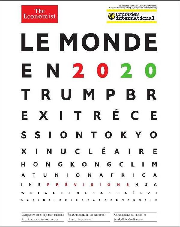 Courrier international Hors-série N° 75, janvier 2020 : Le monde en 2020