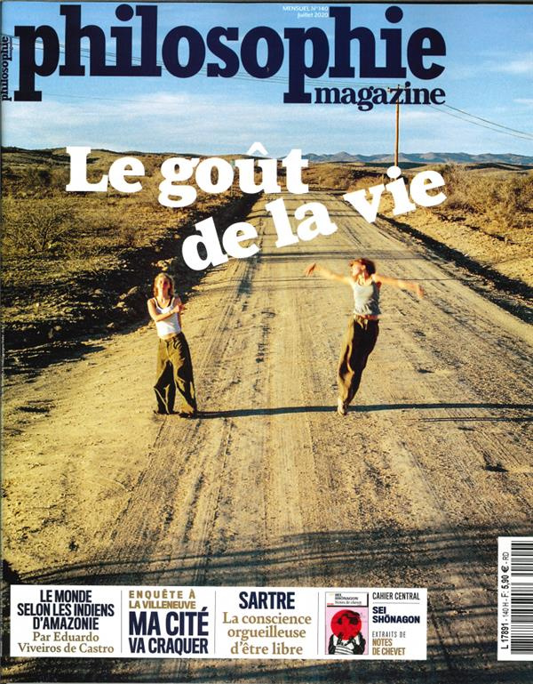 Philosophie Magazine N° 140, juillet 2020 : Le goût de la vie