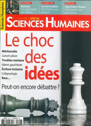 Sciences Humaines N° 340, Septembre 2021