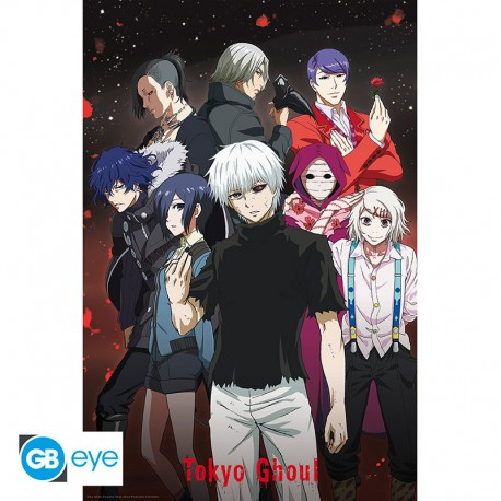 Tokyo Ghoul - Poster roulé maxi 91,5 x 61 cm : Groupe