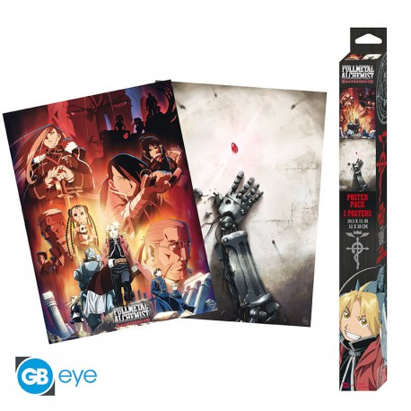 FullMetal Alchemist Brotherhood : Set 2 chibi posters - Série 1