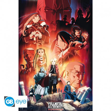 Fullmetal Alchemist - Poster maxi roulé 91,5x61cm : Key Art