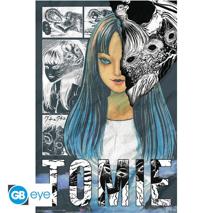 Junji Ito - Poster maxi roulé filmé 91,5cm x 61cm : Tomie