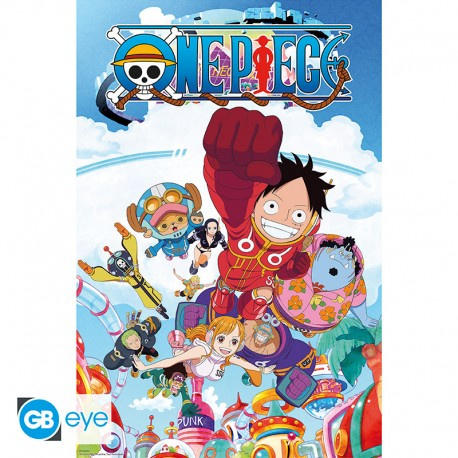 One Piece - Poster maxi roulé 91,5 x 61 cm : Egg Head Couverture