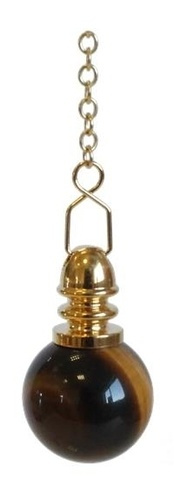 PENDULE BOULE OEIL DE TIGRE 20 MM