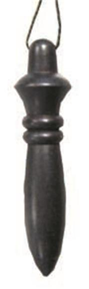 PENDULE EGYPTIEN BUIS TEINTE NON PLOMBE - 12 GR