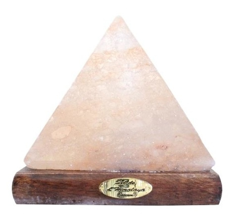 LAMPE PYRAMIDE EN CRISTAL DE SEL