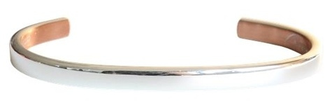 BRACELET CUIVRE / ARGENTE TS - PM