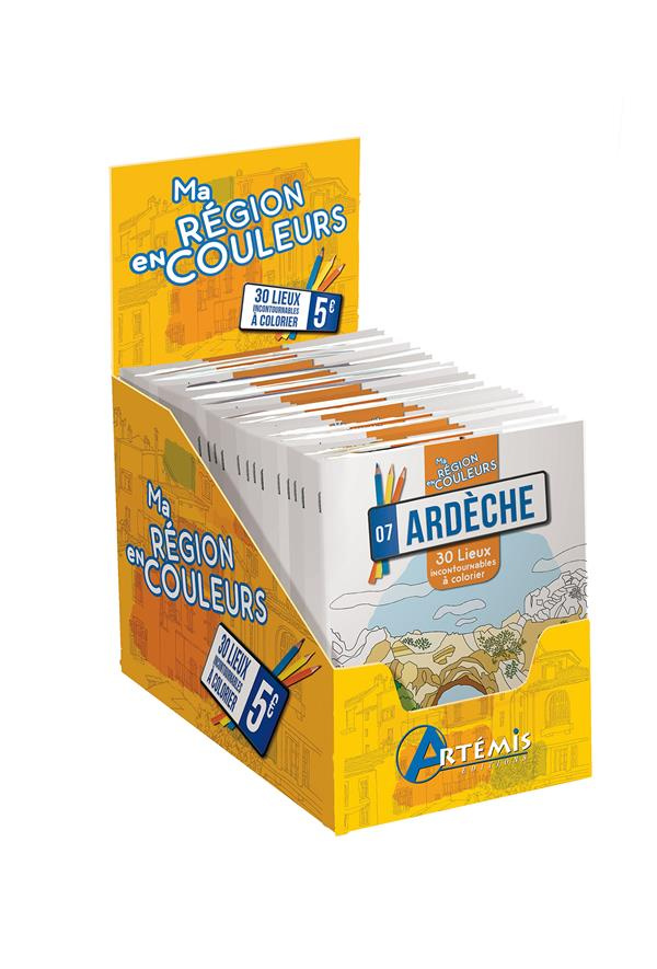 ARDECHE BOITE MA REGION EN COULEURS 20 EX