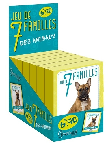 BOITE 6 EXEMPLAIRES - JEU DE 7 FAMILLES DES ANIMAUX