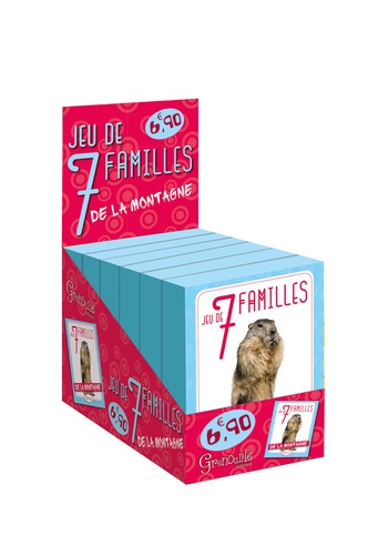 BOITE 6 EXEMPLAIRES - JEU DE 7 FAMILLES DE LA MONTAGNE