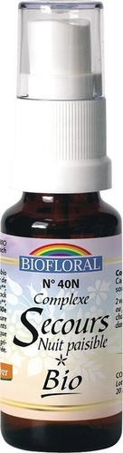 Complexe secours nuit paisible spray - 20ml - bio