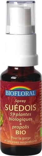 Suédois Bio - 59 plantes et propolis - Spray 20ml