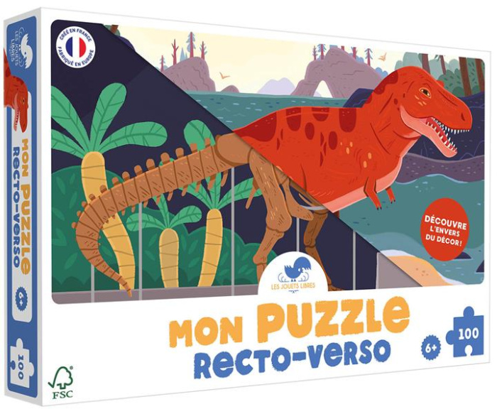 MON PUZZLE RECTO-VERSO T-REX
