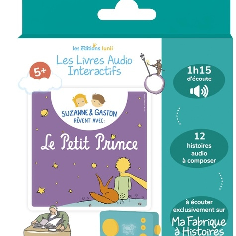 Coffret livre audio - suzanne & gaston revent avec le petit prince