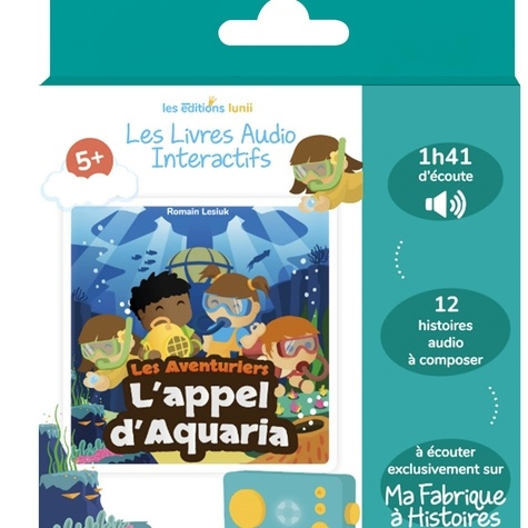 Coffret livre audio - l'appel d'aquaria