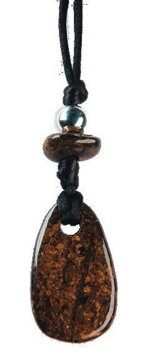 PENDENTIF PIERRE DE VERTU - BRONZITE