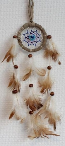 DREAMCATCHER NATUREL - PETIT MODELE - 6 CM