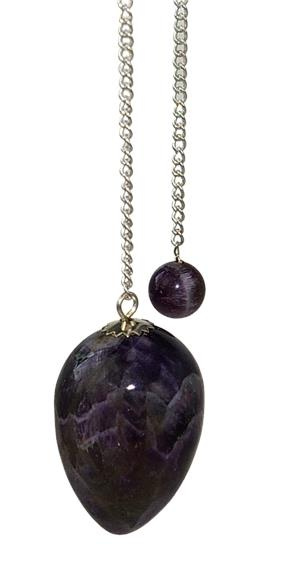 PENDULE GOUTTE EN AMETHYSTE