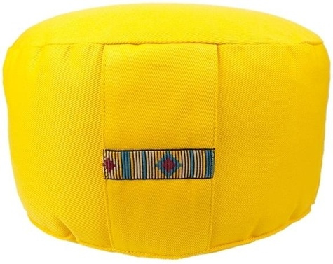 Zafu de Méditation Jaune - 14 cm