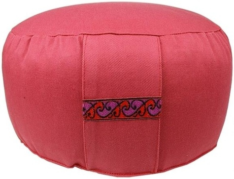 Zafu de Méditation Bordeaux - 14 cm
