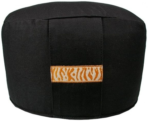 Zafu - Noir - Ecorce de Sarrasin - H 14 cm