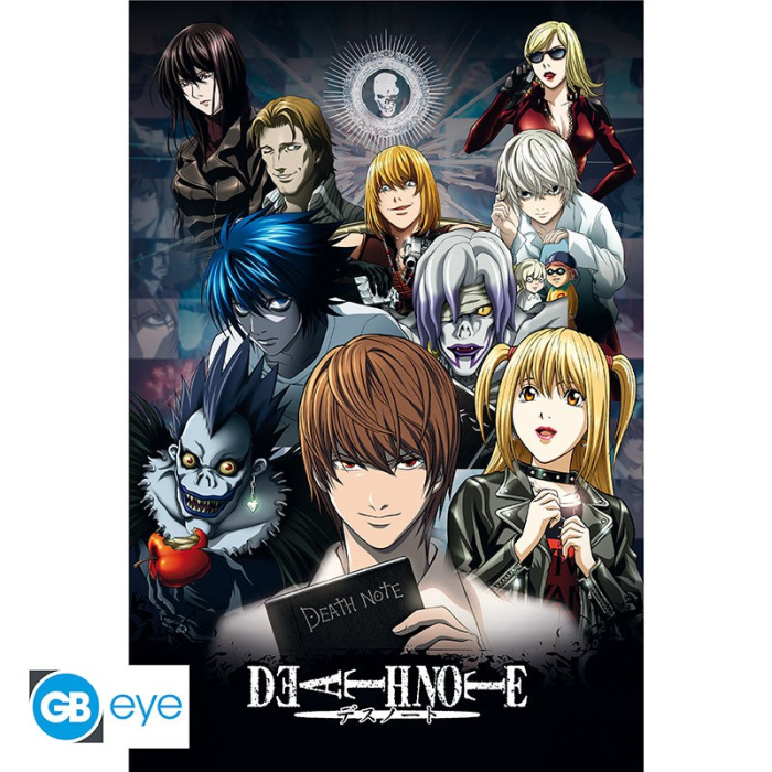 Death Note - Poster maxi roulé 91,5 x 61 cm : Protagonistes