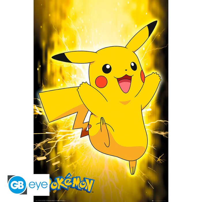 Pokémon - Poster maxi roulé 91,5 x 61 cm : Pikachu