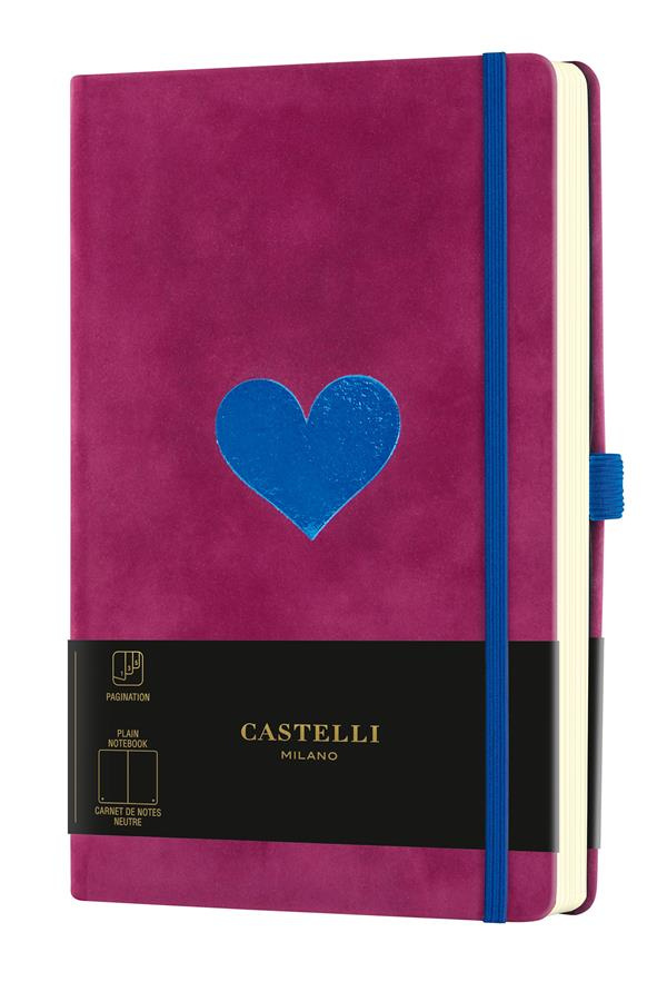 CARNET VELLUTO GRAND FORMAT UNI HEART
