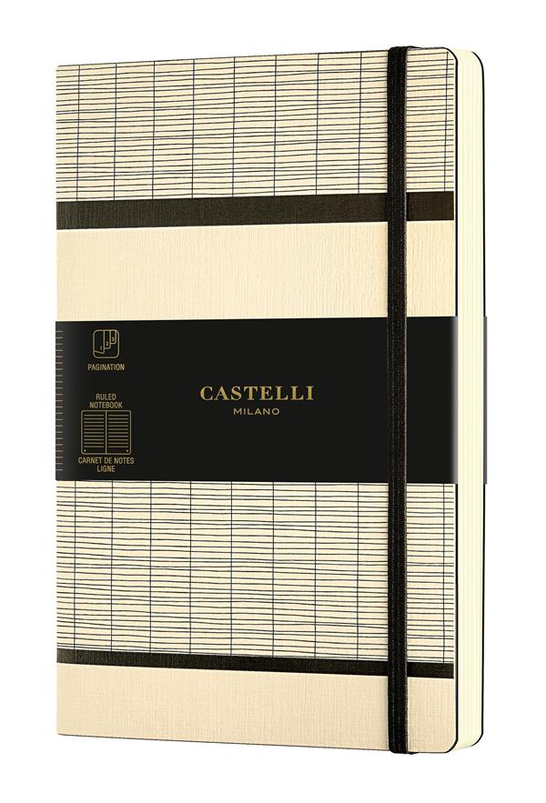 CARNET TATAMI GRAND FORMAT LIGNE WHITE MILK
