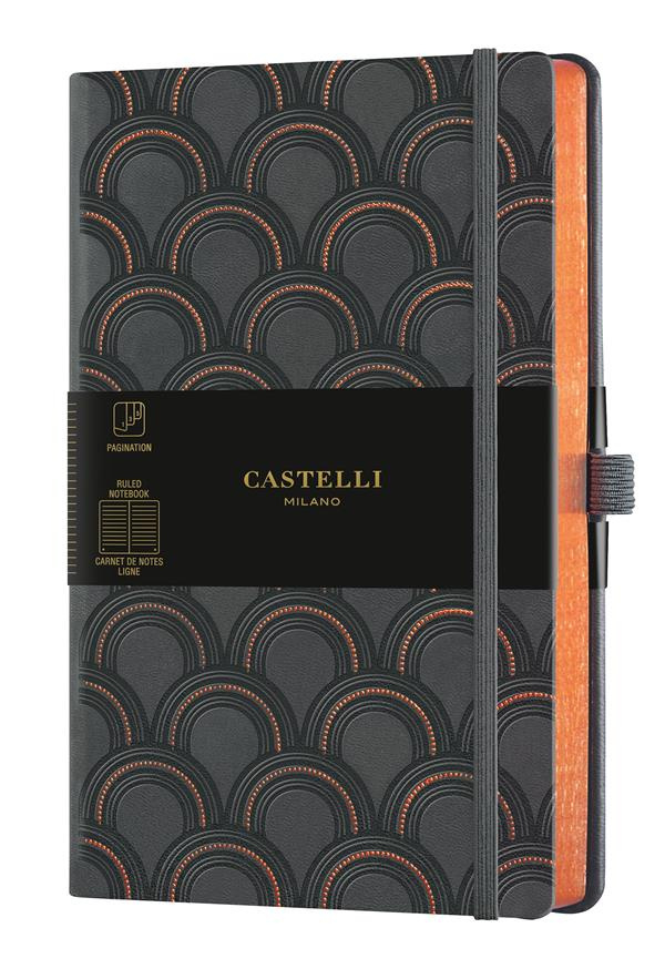 CARNET C&G GRAND FORMAT LIGNE ART DECO COPPER