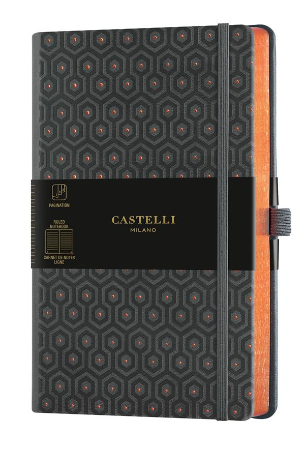 CARNET C&G GRAND FORMAT LIGNE HONEYCOMB COPPER