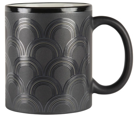 Mug copper and gold art deco gold