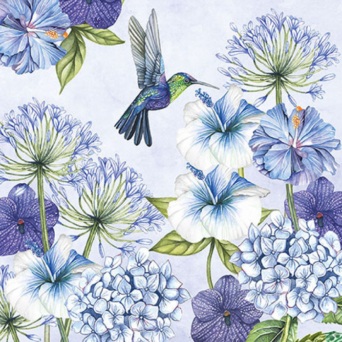 SERVIETTES DE TABLE - COLIBRI