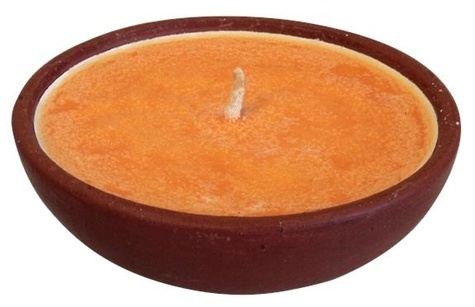 BOUGIE COLIBRI ANTI MOUSTIQUE - COUPELLE EN TERRE CUITE