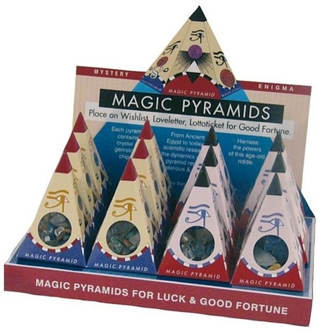 PRESENTOIR DE 12 PYRAMIDES MAGIQUES