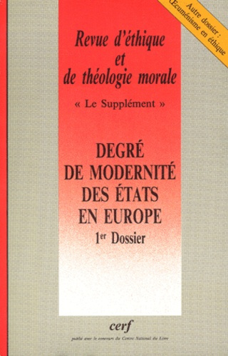 Revue d'éthique et de théologie morale N° 226 Septembre 2003 : Degré de modernité des états en Europ