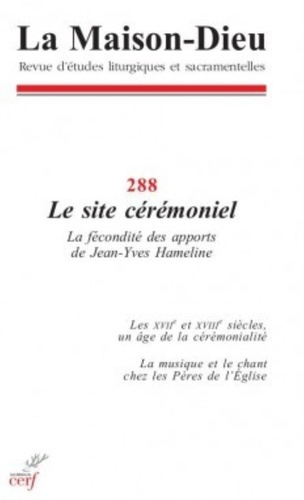 La maison-dieu numero 288 - le site ceremoniel