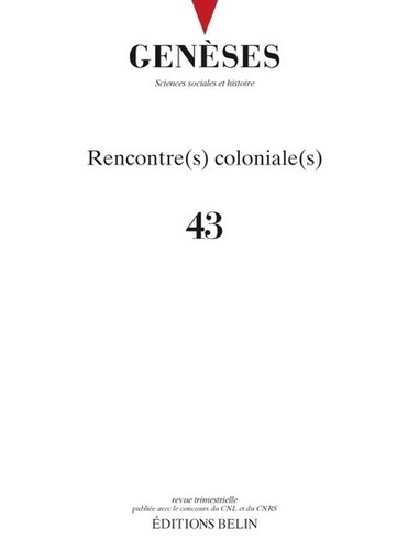 Genèses N° 43 : Rencontre(s) coloniale(s)