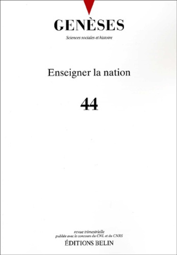 Genèses N° 44 : Enseigner la nation