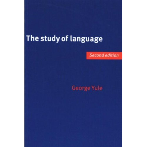 THE STUDY OF LANGUAGE