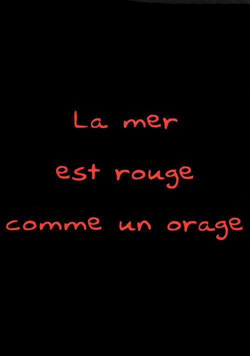 Cp rouge noire la mer rouge
