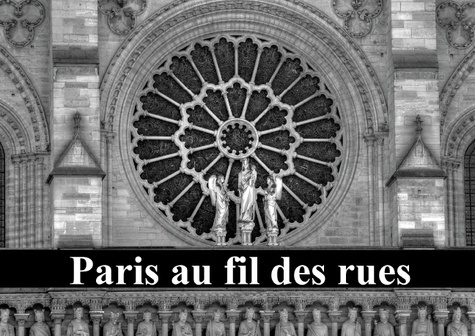 PARIS AU FIL DES RUES LIVRE POSTER DIN A4 HORIZONTAL