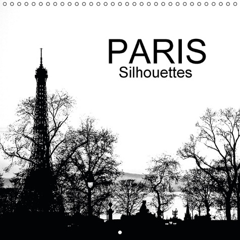 PARIS SILHOUETTES CALENDRIER MURAL 2016 300 300 MM SQUARE